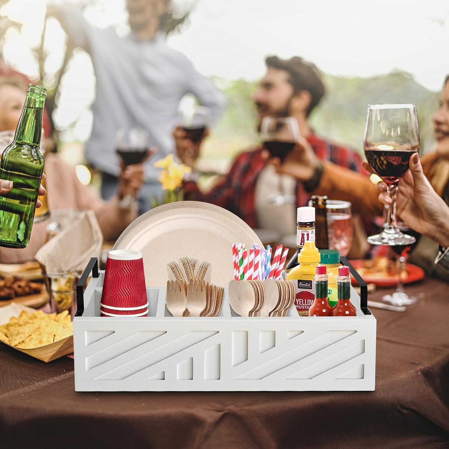 Soporte para Platos de Papel Ameuphercy Grande de Madera