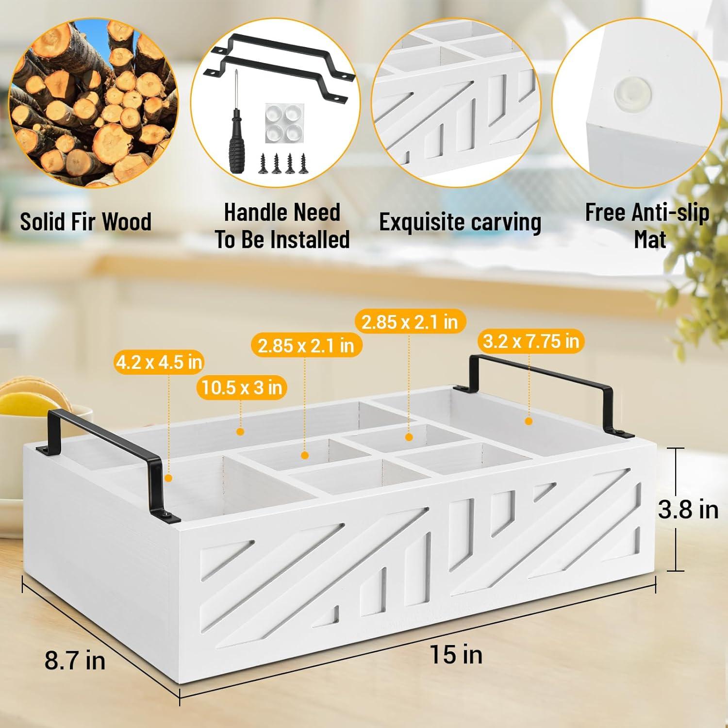 Soporte para Platos de Papel Ameuphercy Grande de Madera