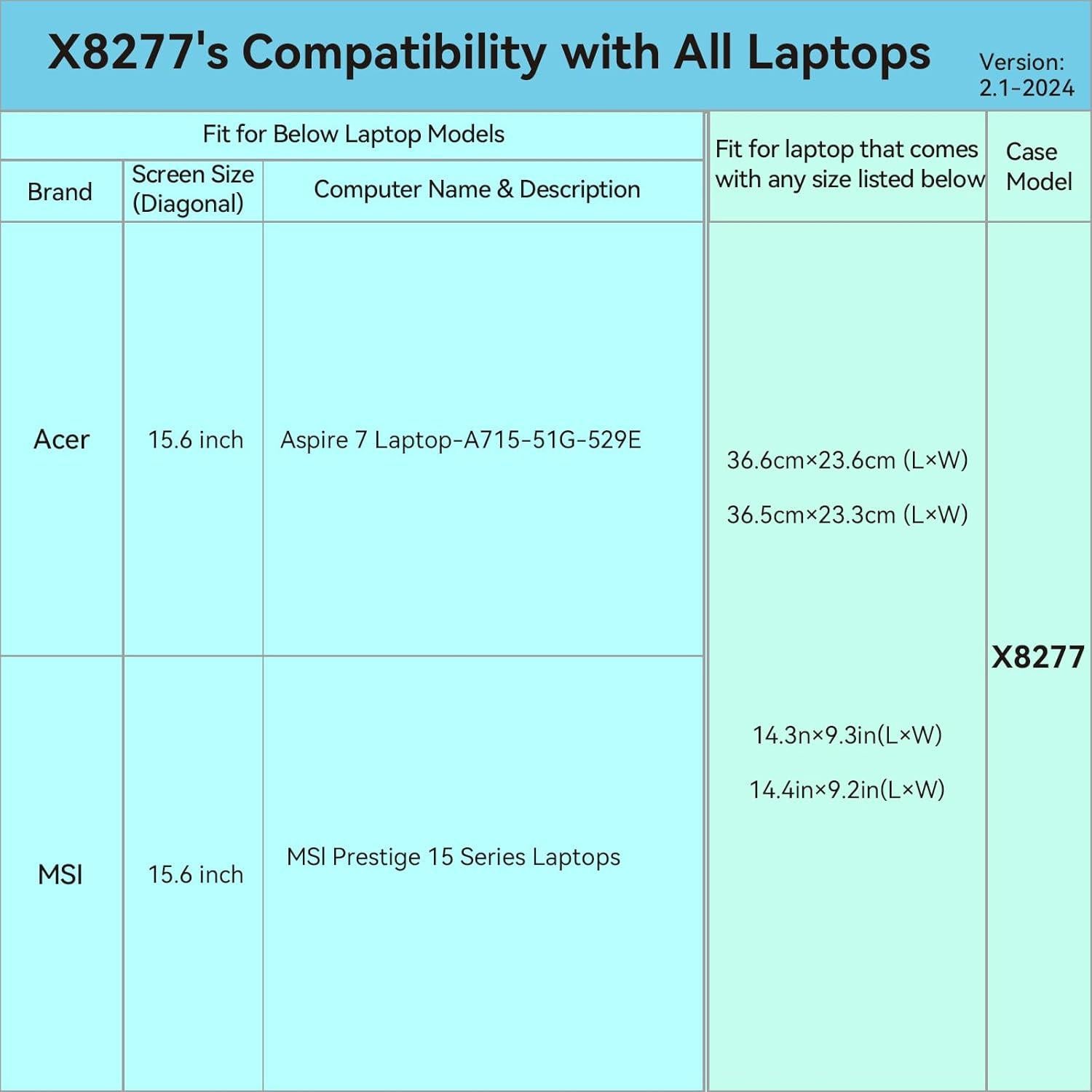 Funda Dura EVA Smatree para Laptop Acer 15.6" Negra