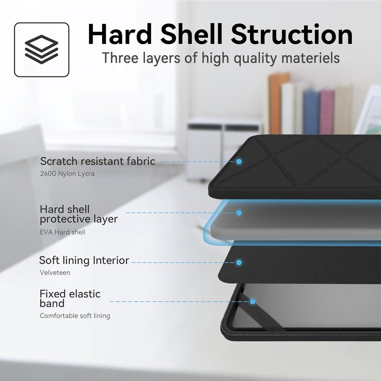 Funda Dura EVA Smatree para Laptop Acer 15.6" Negra