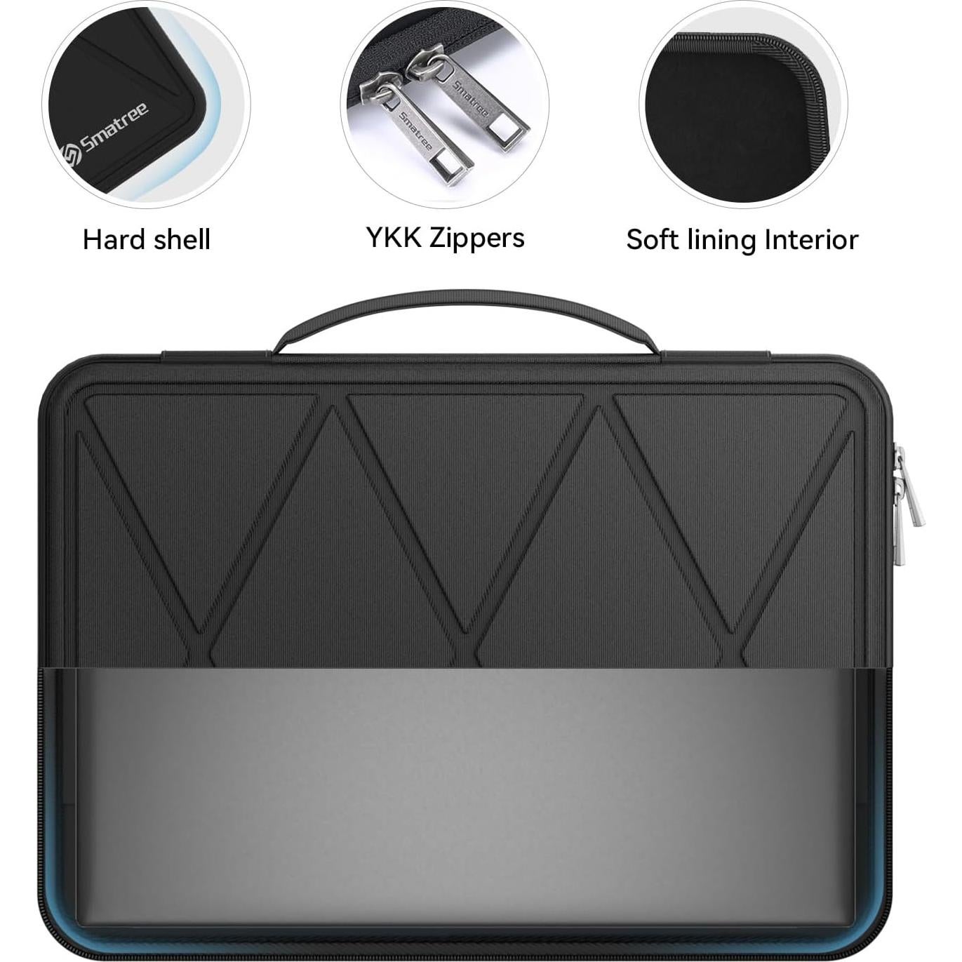 Funda Dura EVA Smatree para Laptop Acer 15.6" Negra