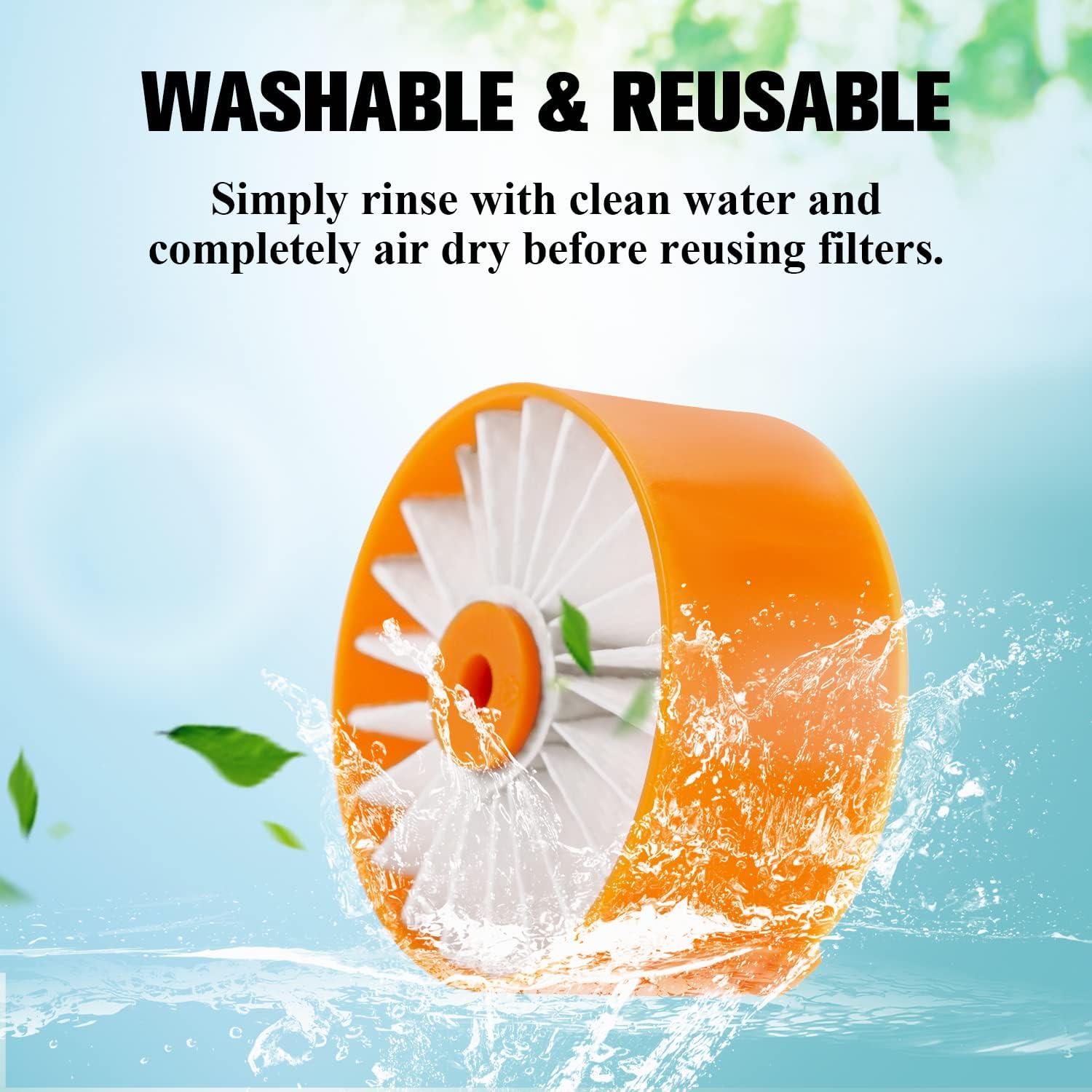 Filtro Reemplazo para Aspiradora Black & Decker BSV2020, 6 Pzs