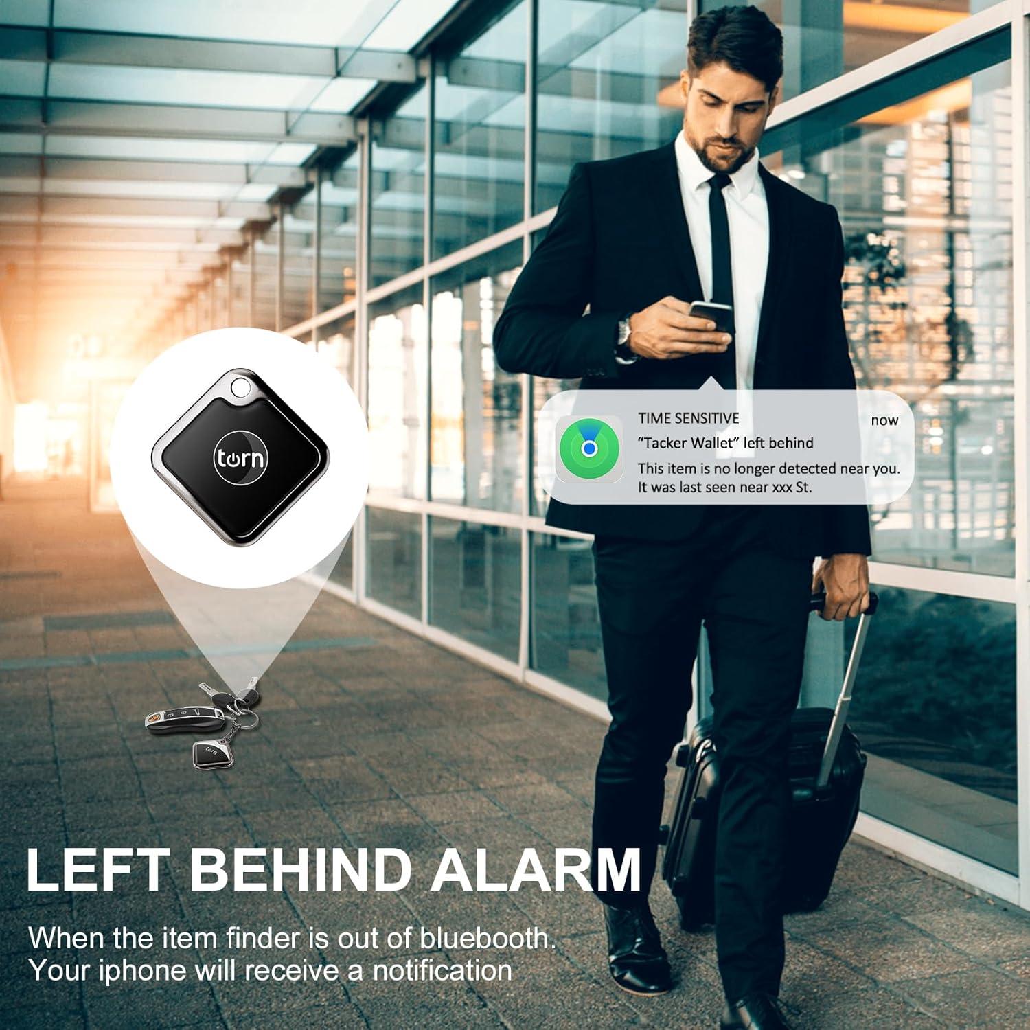 Etiqueta de rastreo GPS SMART CC para Apple Find My - Negro