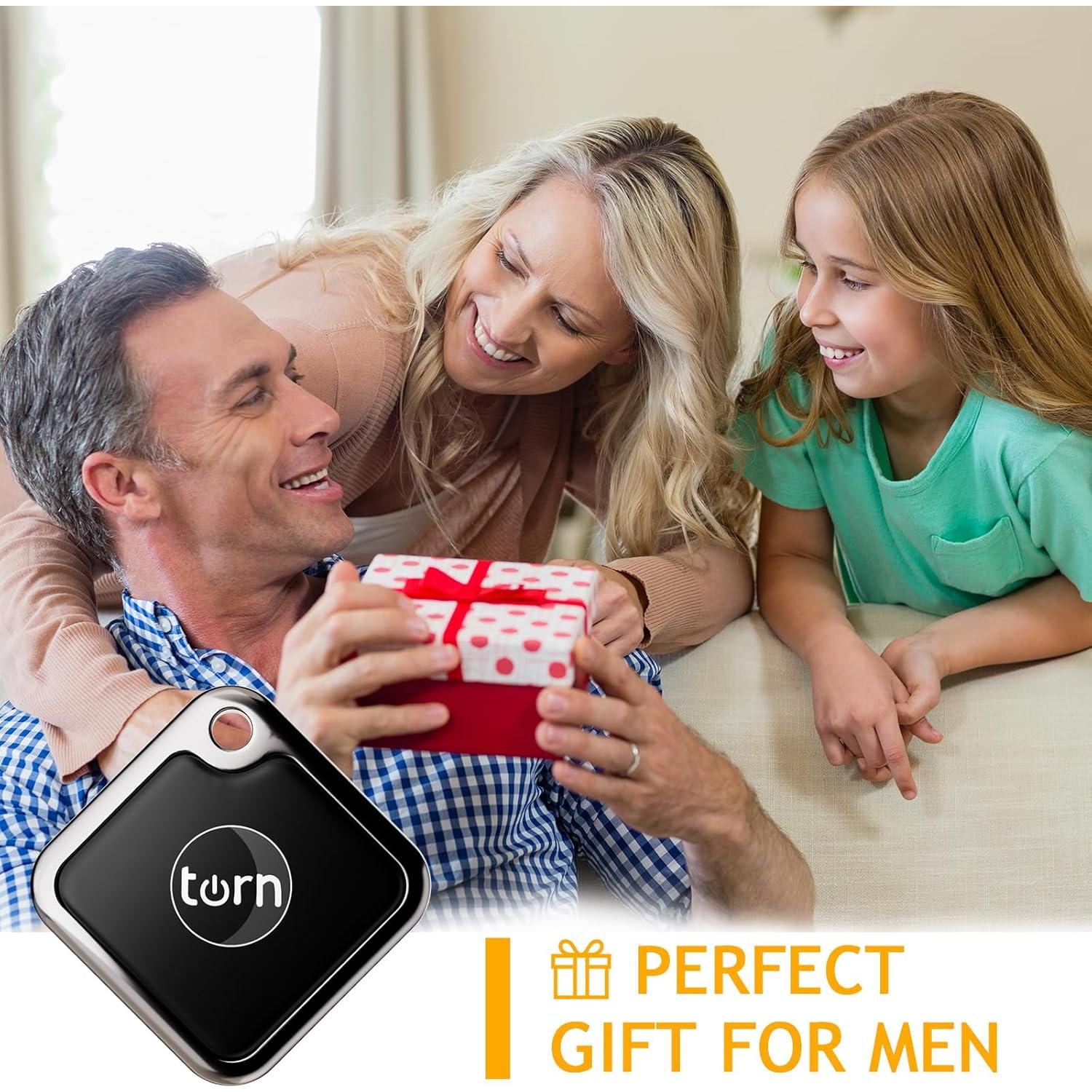 Etiqueta de rastreo GPS SMART CC para Apple Find My - Negro