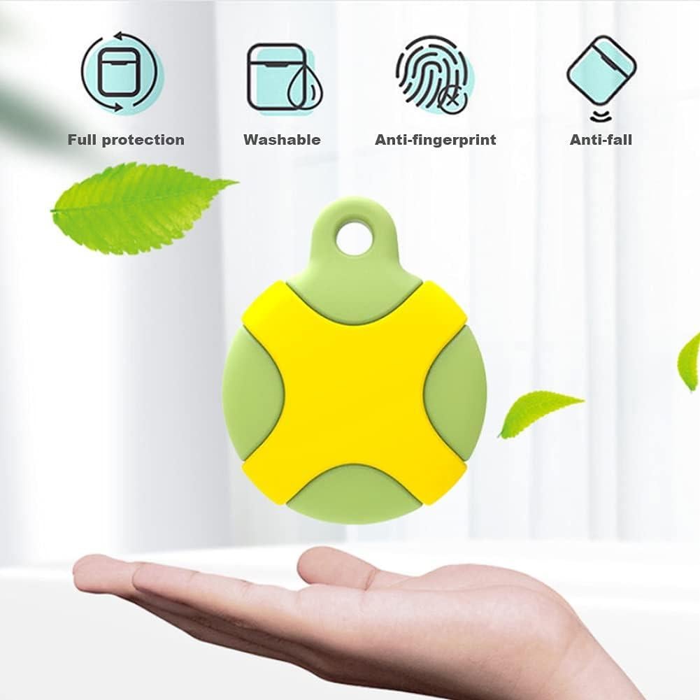 Funda YINVA para AirTag GPS - Protección Completa Negra y Roja