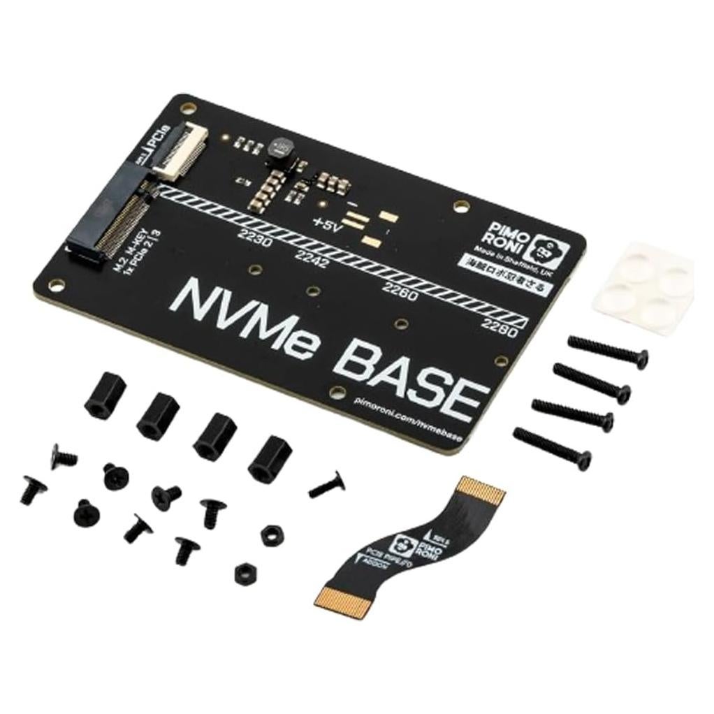 Base NVMe para Raspberry Pi 5 AAAwave PCIe M.2 2230-2280