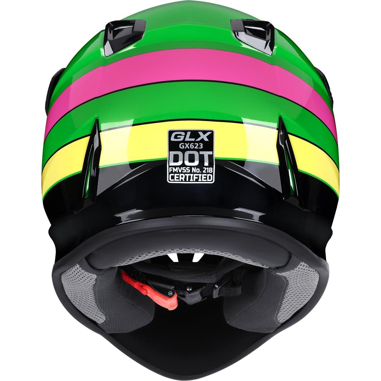 Casco GLX GX623 para ATV/Moto Joven - Camo - Pequeño