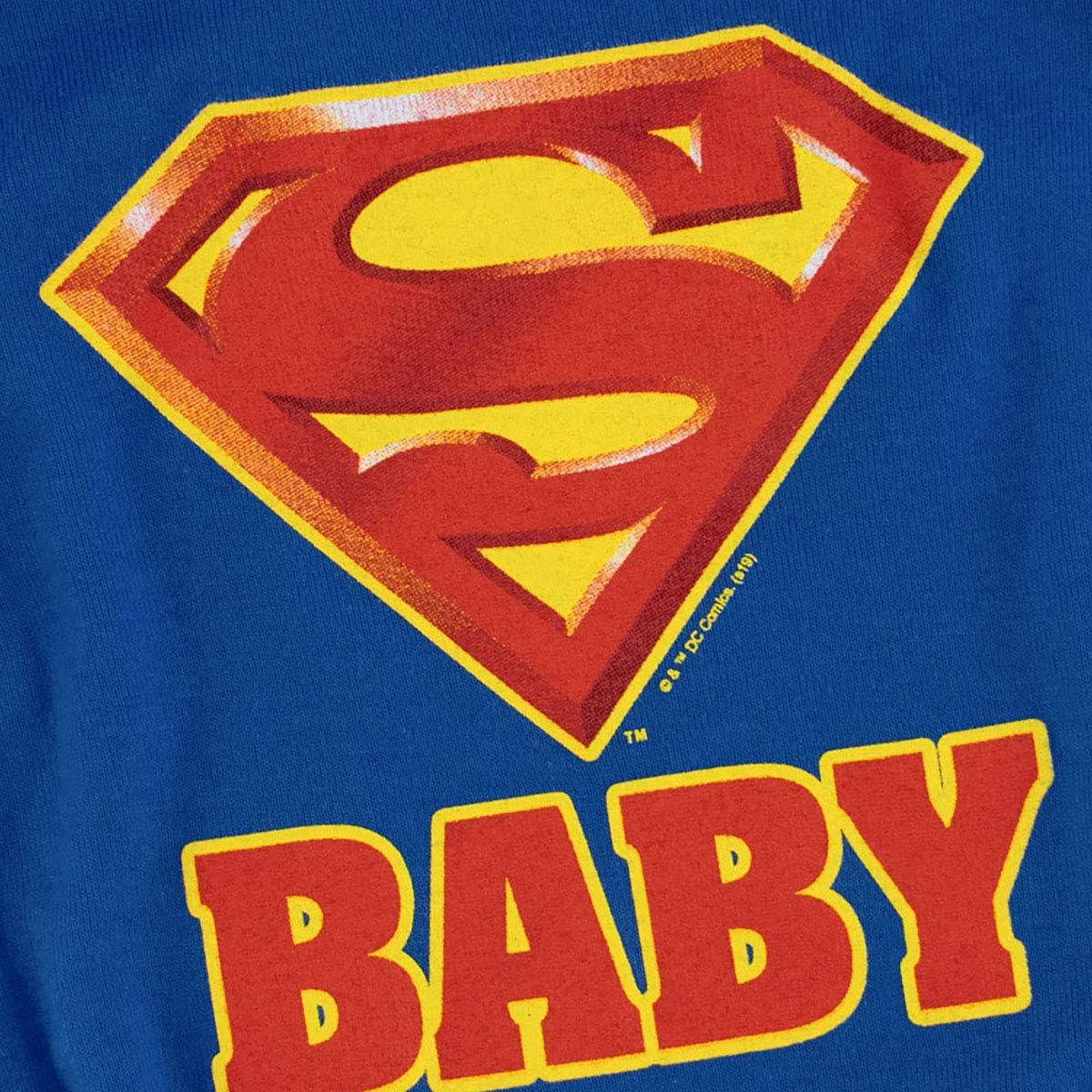 Body Unisex para Bebés Superman 100% Algodón 6 Meses