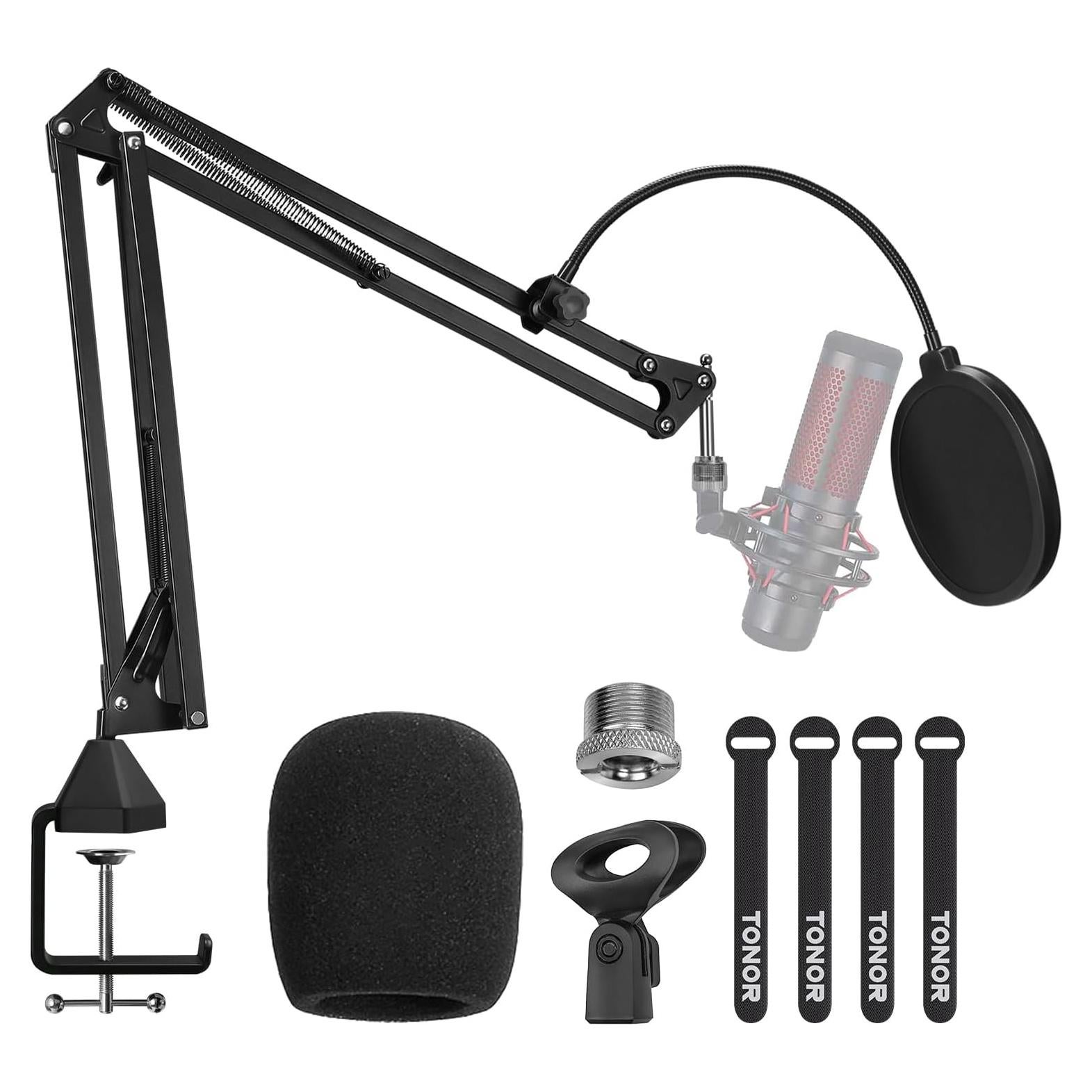 Soporte de Micrófono TONOR T20 Ajustable con Filtro Antipop