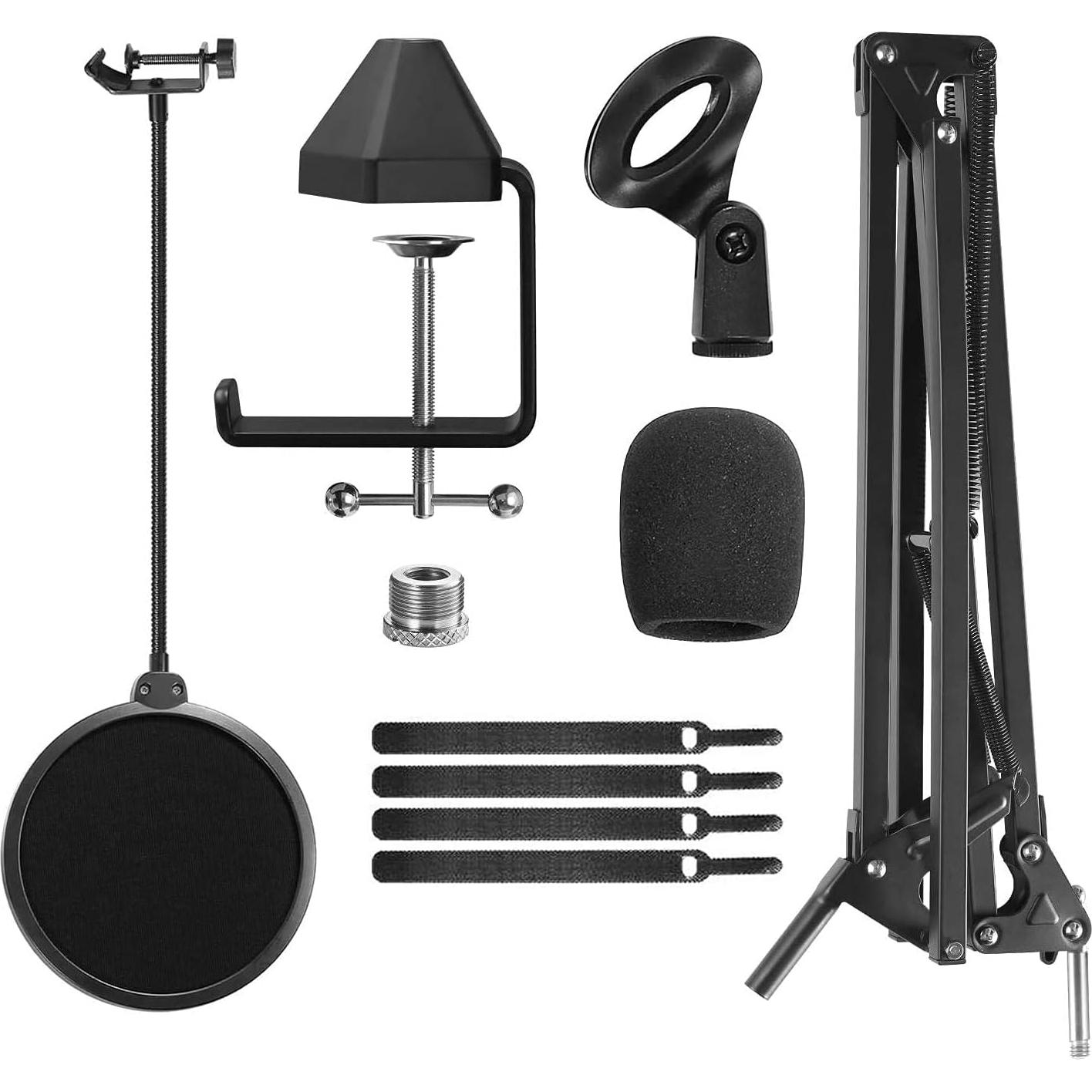 Soporte de Micrófono TONOR T20 Ajustable con Filtro Antipop