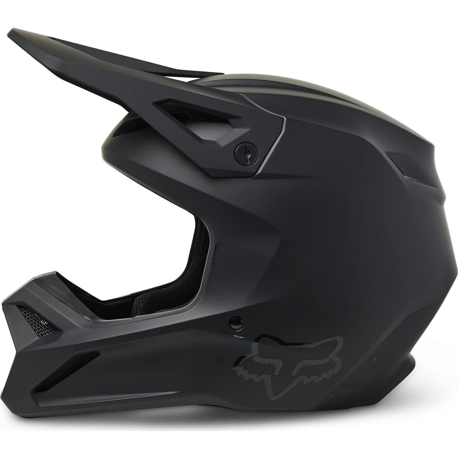 Casco de Motocross Fox Racing Youth V1 Negro Mate 600g