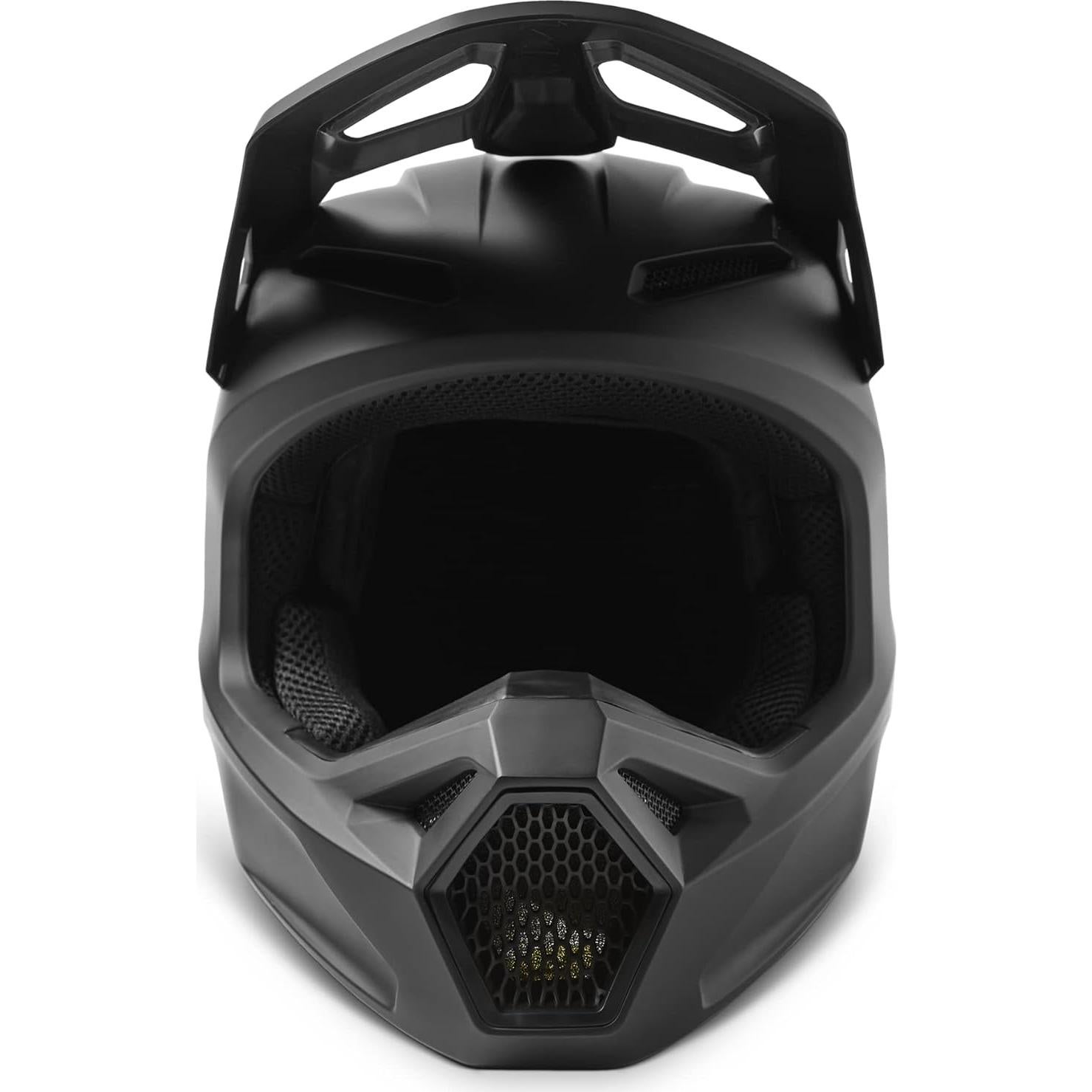 Casco de Motocross Fox Racing Youth V1 Negro Mate 600g