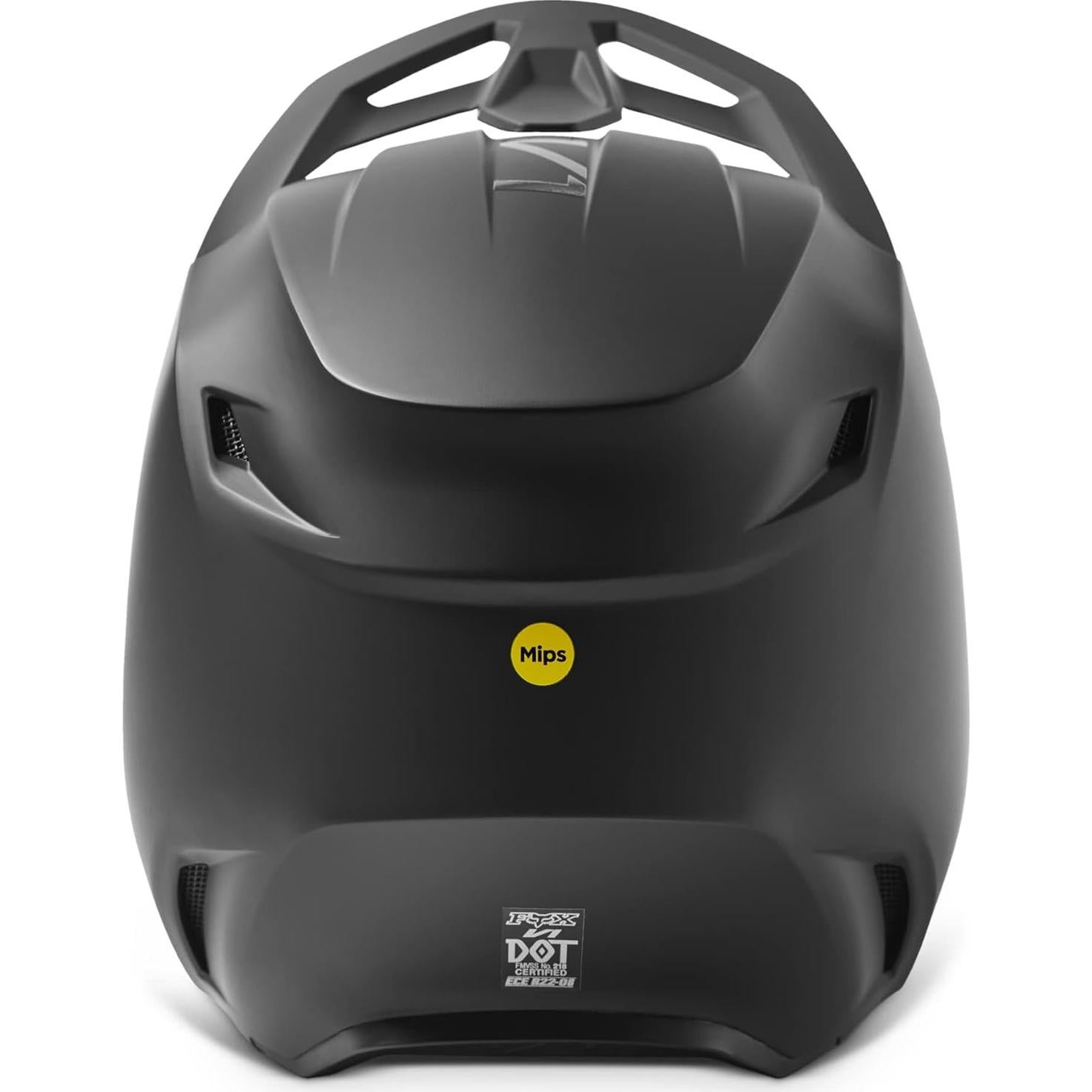 Casco de Motocross Fox Racing Youth V1 Negro Mate 600g