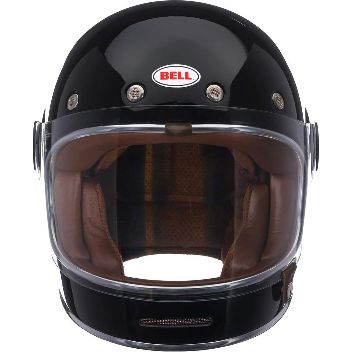 Casco Bell Bullitt Negro Brillante Grande - Vintage Seguro