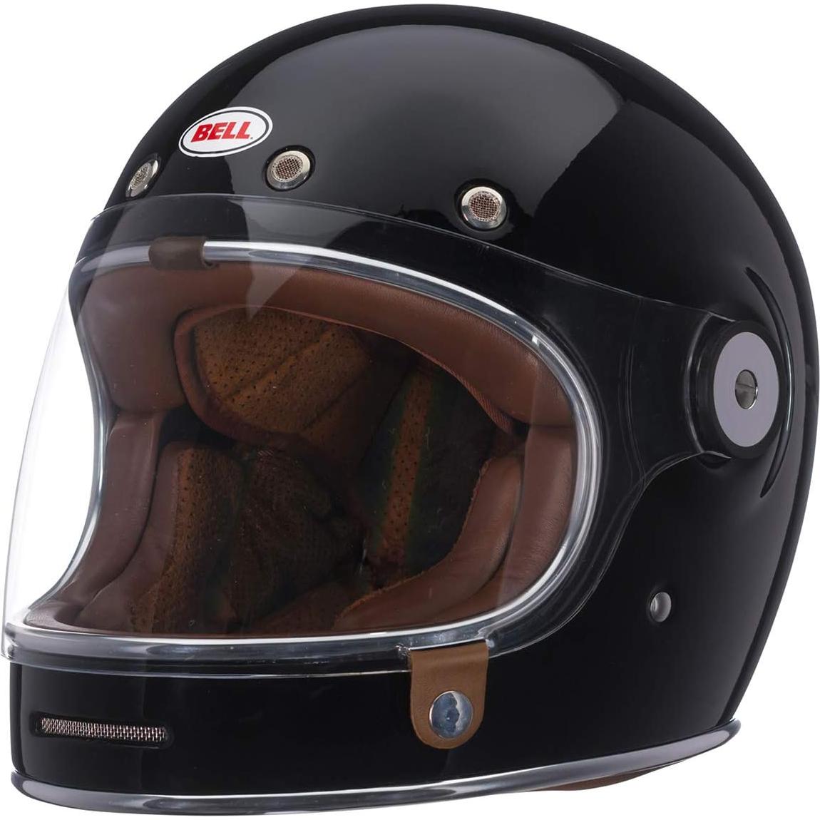 Casco Bell Bullitt Negro Brillante Grande - Vintage Seguro