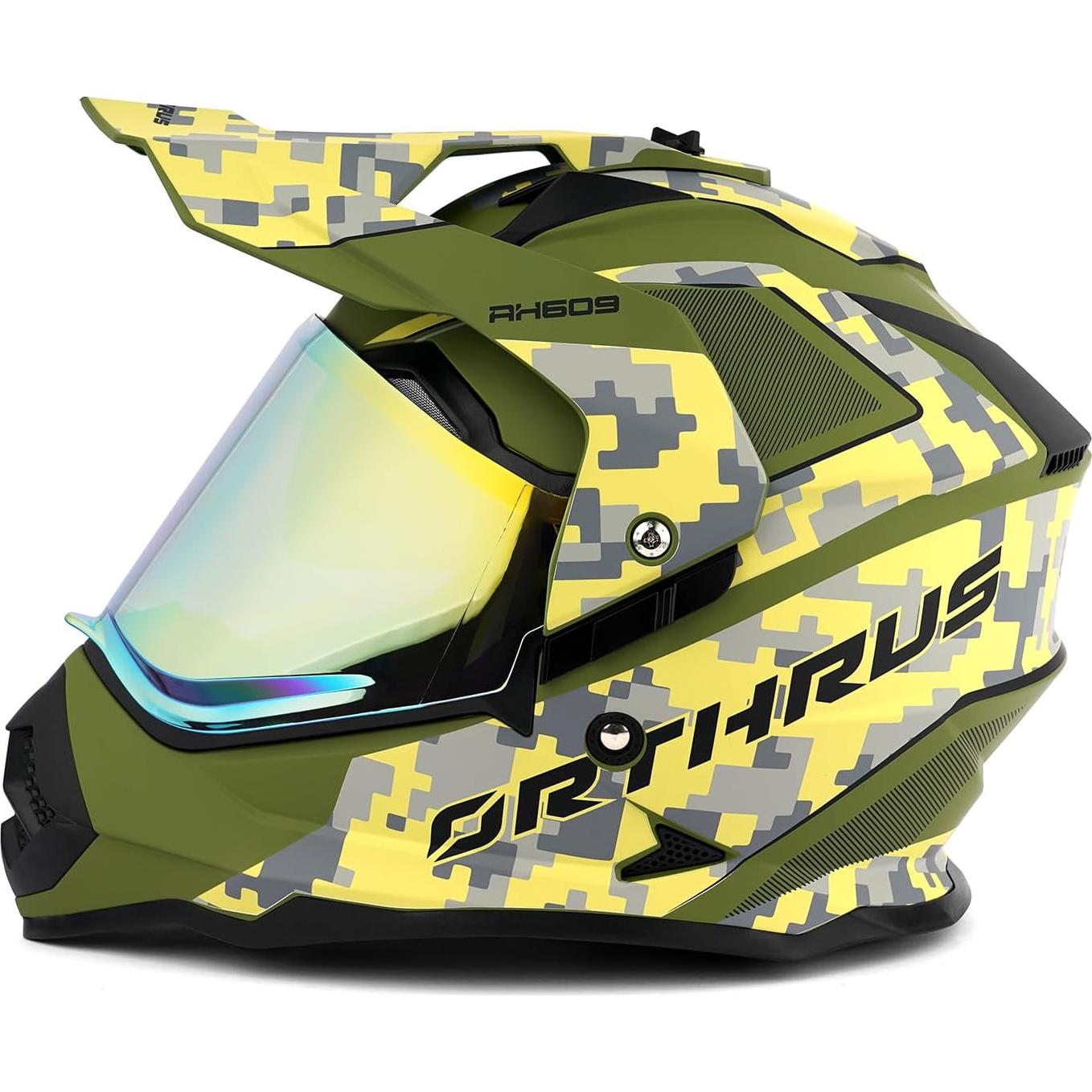 Casco de Motocicleta Orthrus Halo XXL MultiCam UV