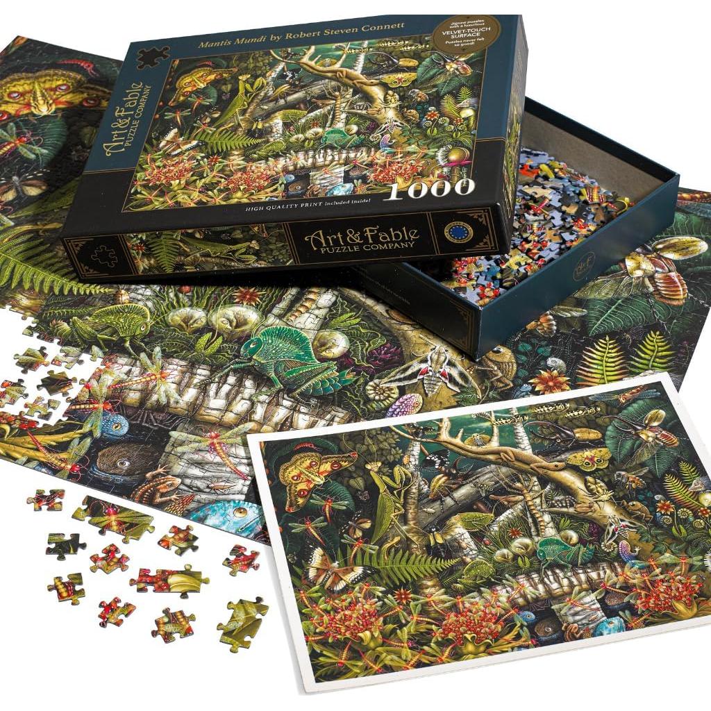 Rompecabezas Art & Fable 1000 Piezas Mantis Mundi Premium