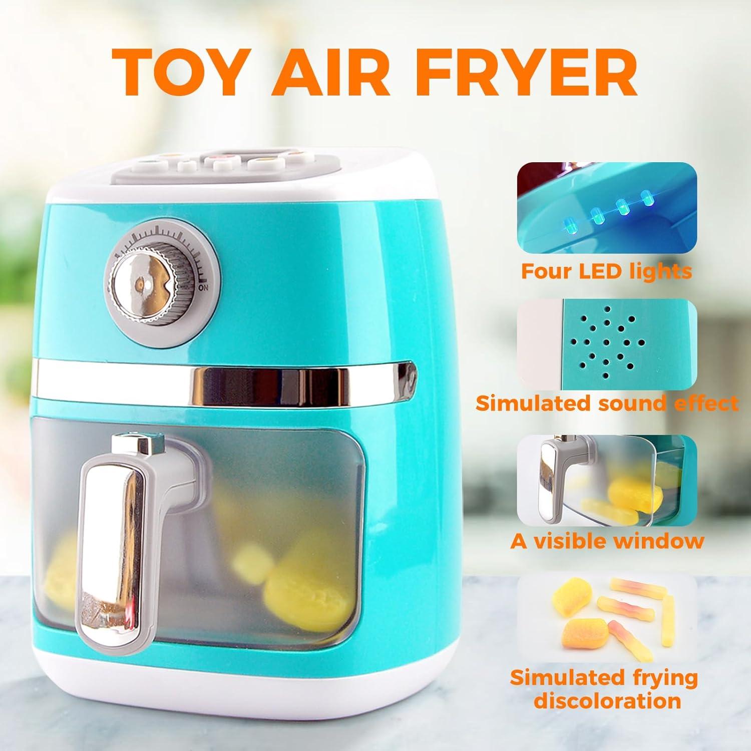 Juego de Cocina Juguete Freidora de Aire ACROFEK Azul