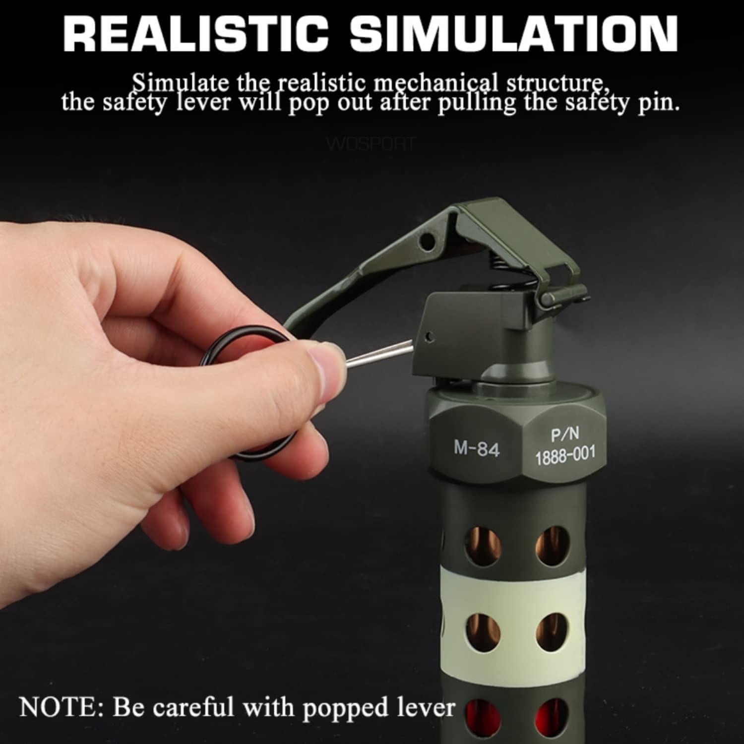 Granada de Juguete Dummy Zhongren M-84 Verde Ejercito