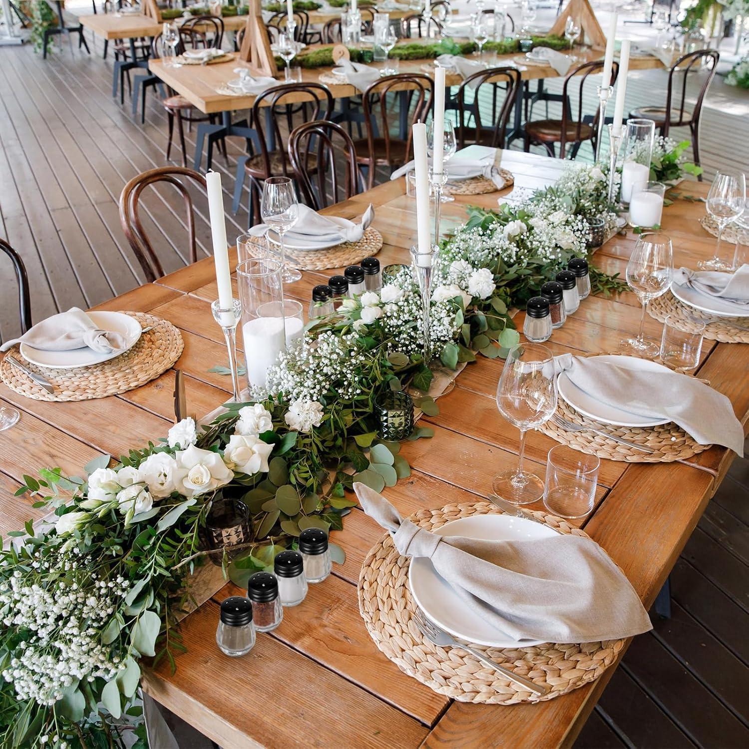 Set 12 Mini Sacudidores de Sal y Pimienta Potchen Negro