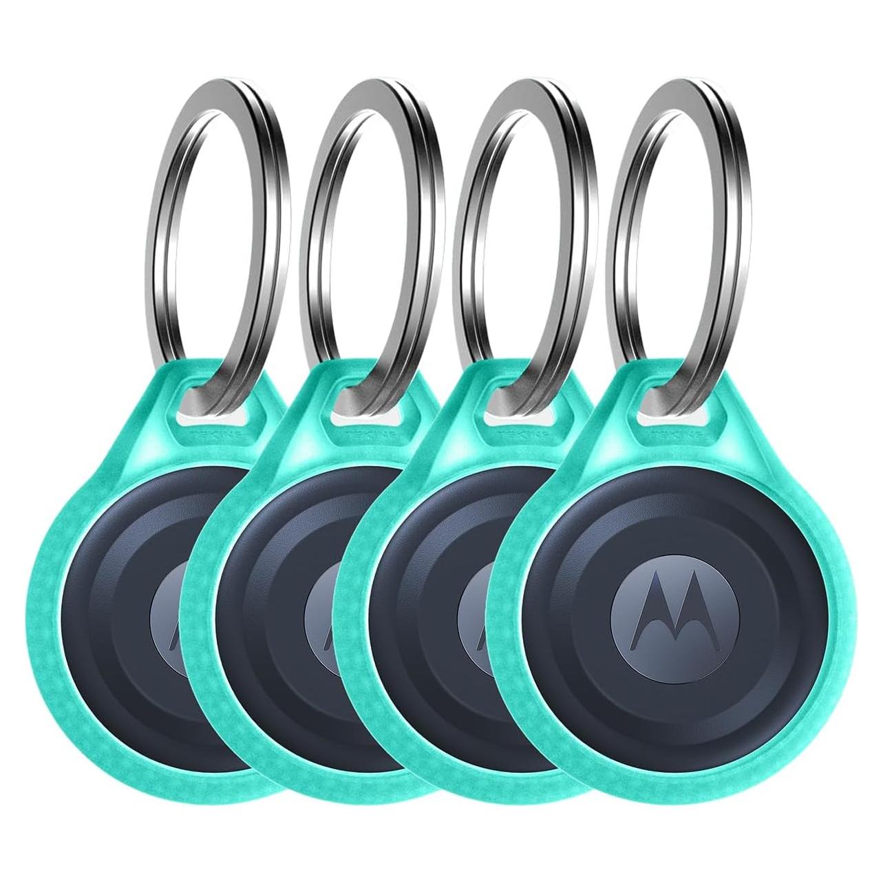 Funda Protectora ITSKINS AirTag/Moto Tag - Verde Tiffany, Paquete de 4