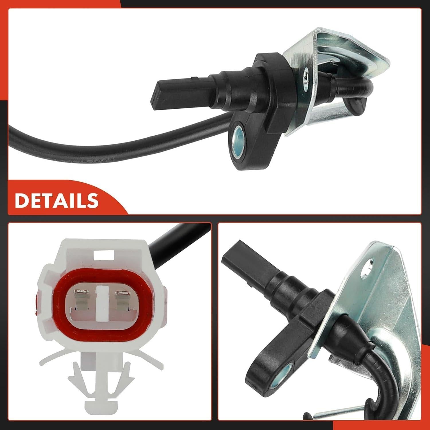 A-Premium ABS Wheel Speed Sensor Compatible with Toyota, Scion Models - Yaris 2009-2011, xD 2009-2014 - Front Left Driver Side, Replace# 8954352120, 8954352060