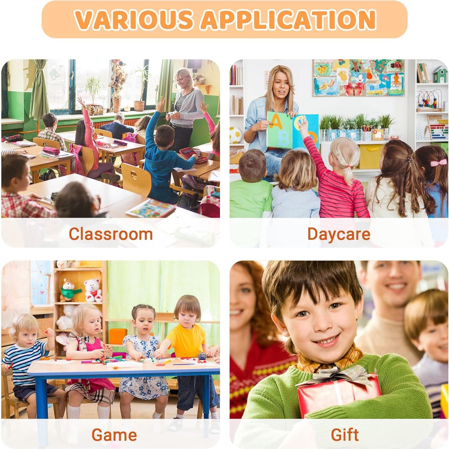 Rompecabezas de Alfabeto de Madera Attmu para Niños 3-5 Años