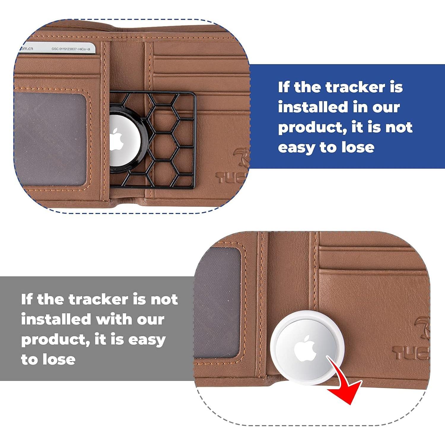 Soporte Funda Delgada para Apple AirTag - HLHGR - Negro