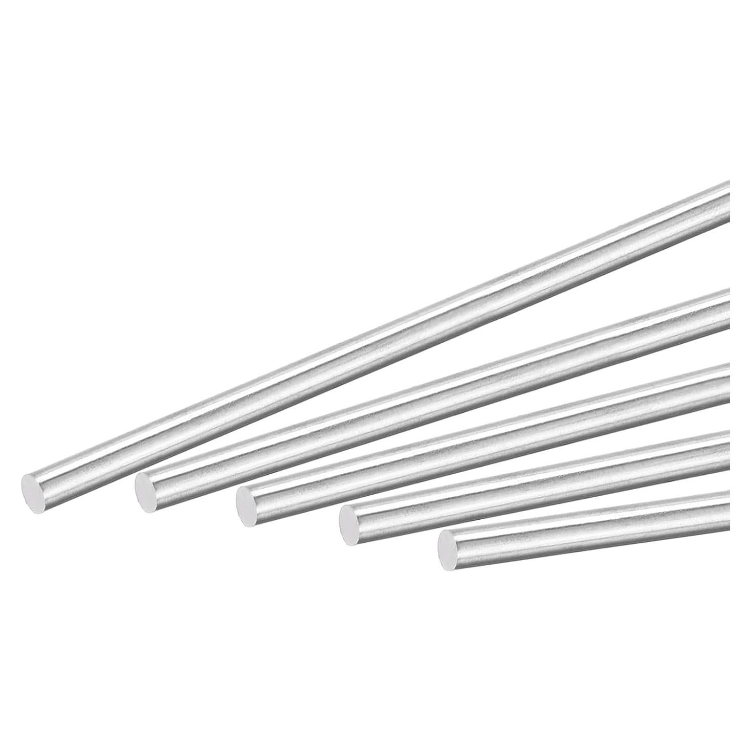 Varillas de Aluminio MECCANIXITY 1.5mm x 300mm Paquete de 10