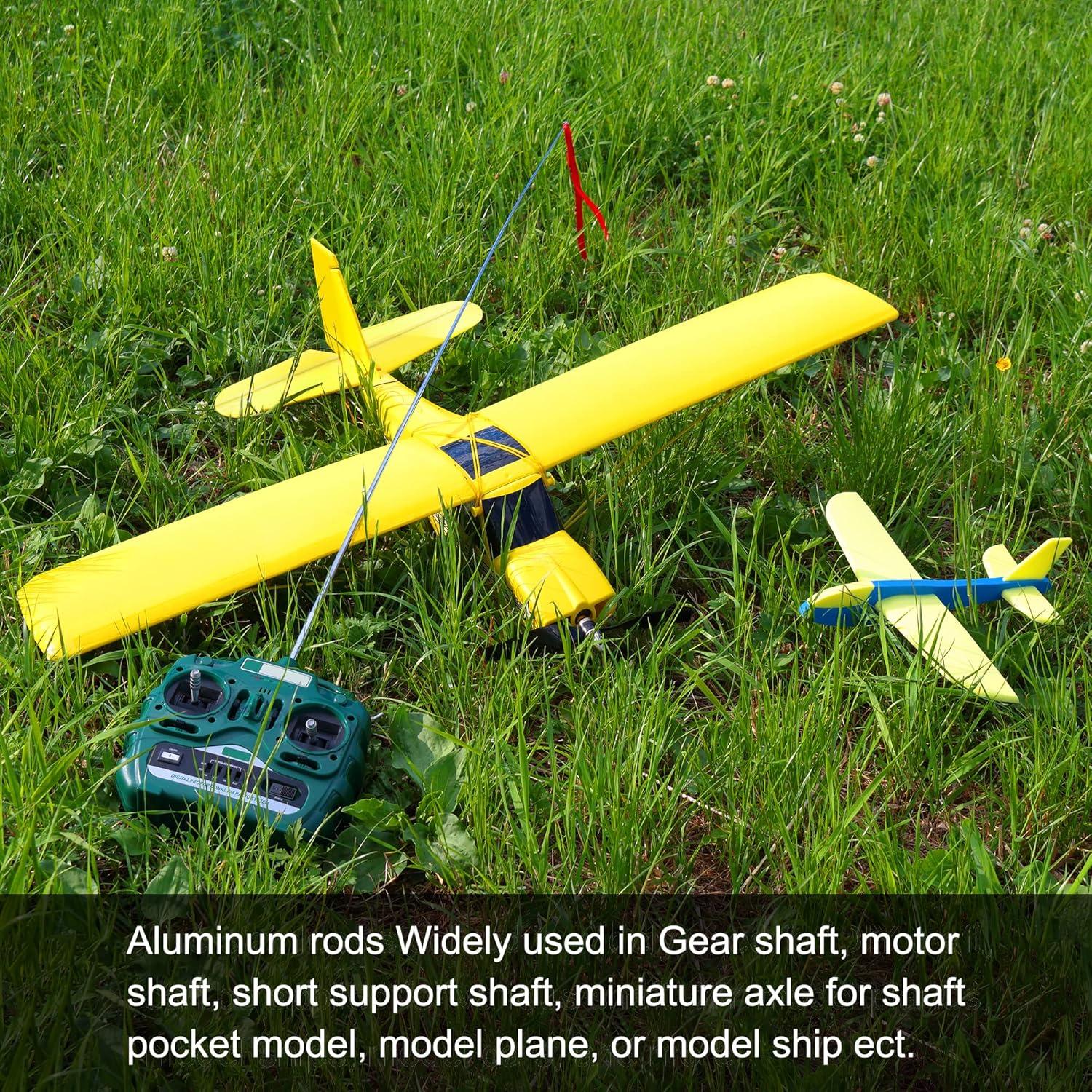 Varillas de Aluminio MECCANIXITY 1.5mm x 300mm Paquete de 10