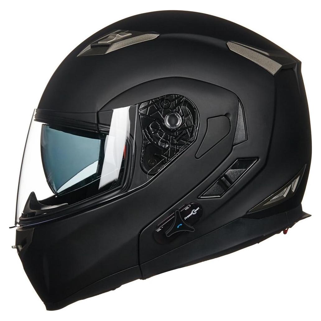 Casco Modular ILM 953 Bluetooth Negro Mate S-XXL