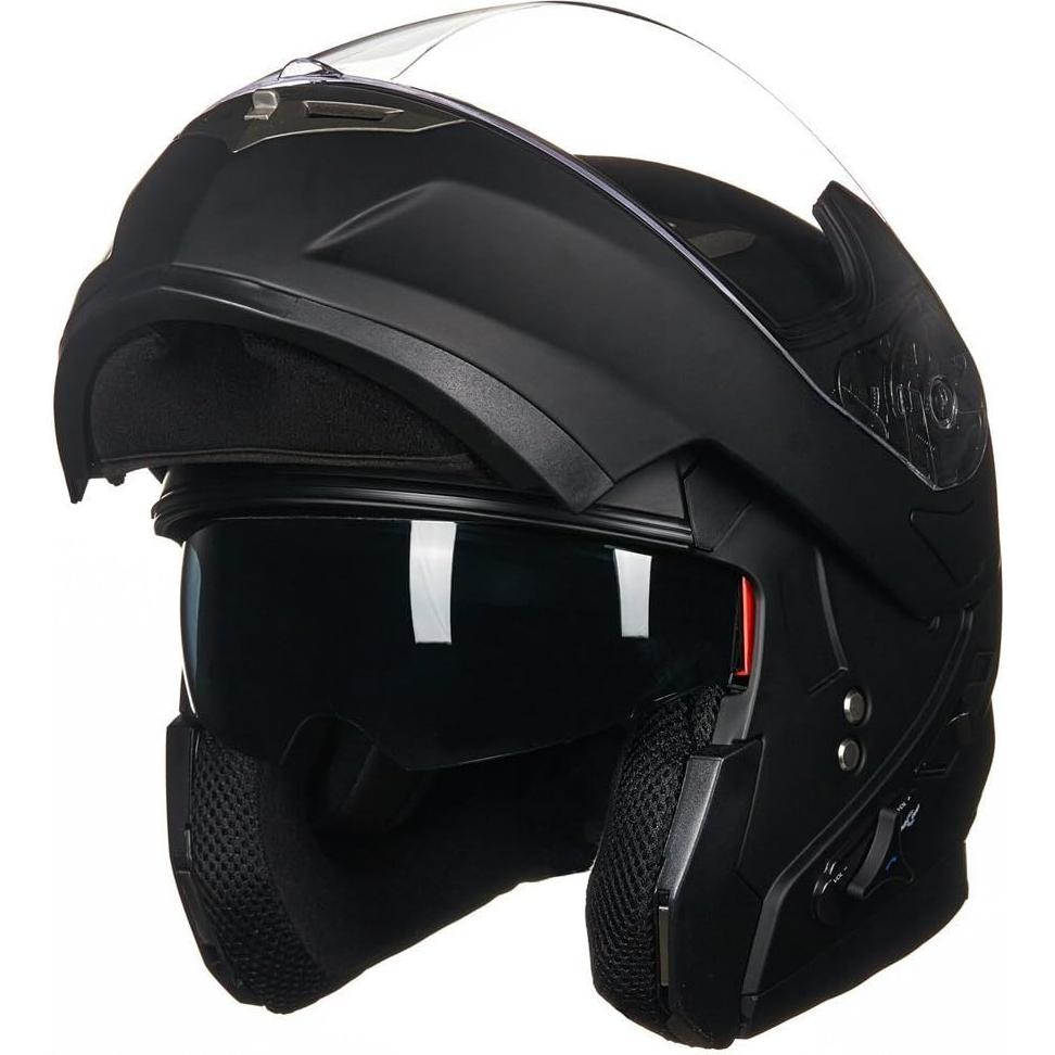 Casco Modular ILM 953 Bluetooth Negro Mate S-XXL