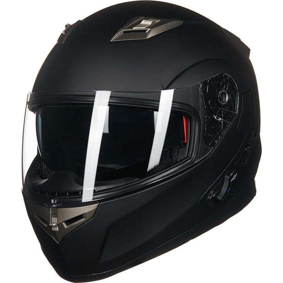 Casco Modular ILM 953 Bluetooth Negro Mate S-XXL