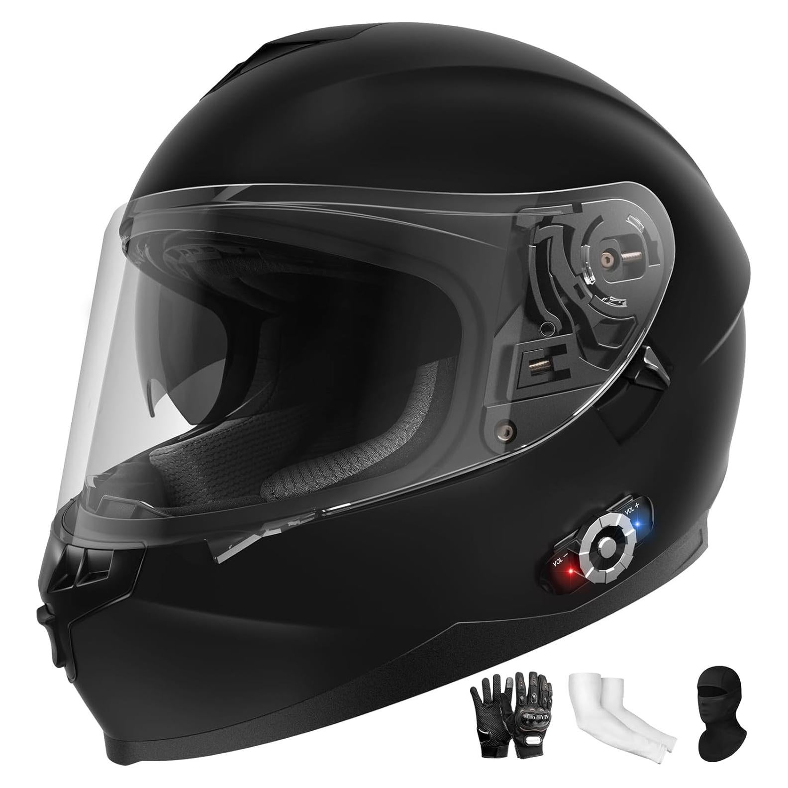 Casco de Moto FreedConn BM12 Bluetooth 5.0 Doble Visera