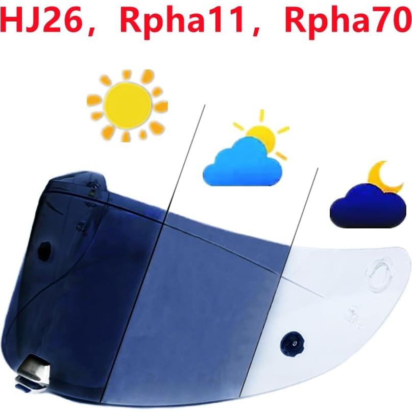 Visor Fotocromático para Casco HJC RPHA70 RPHA11 HJ-26