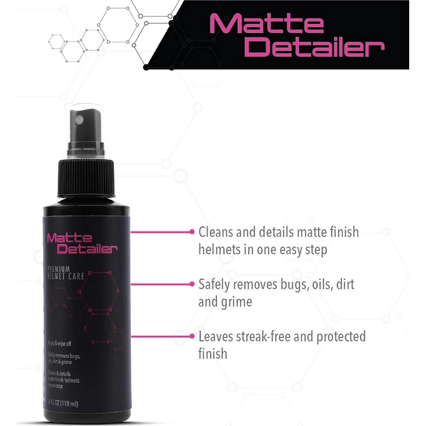 Limpiador de Cascos Mate Molecule 136g - Cuidado Premium
