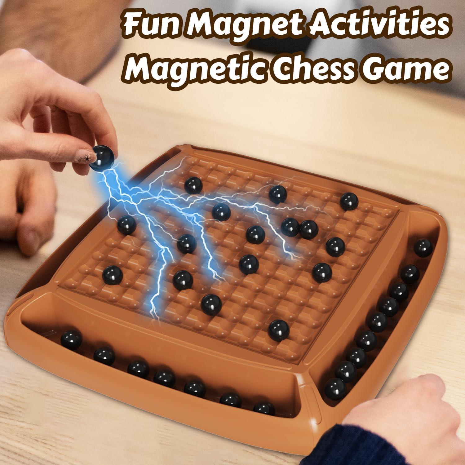 Juego de Ajedrez Magnético Hcusus 28 Piezas Portátil