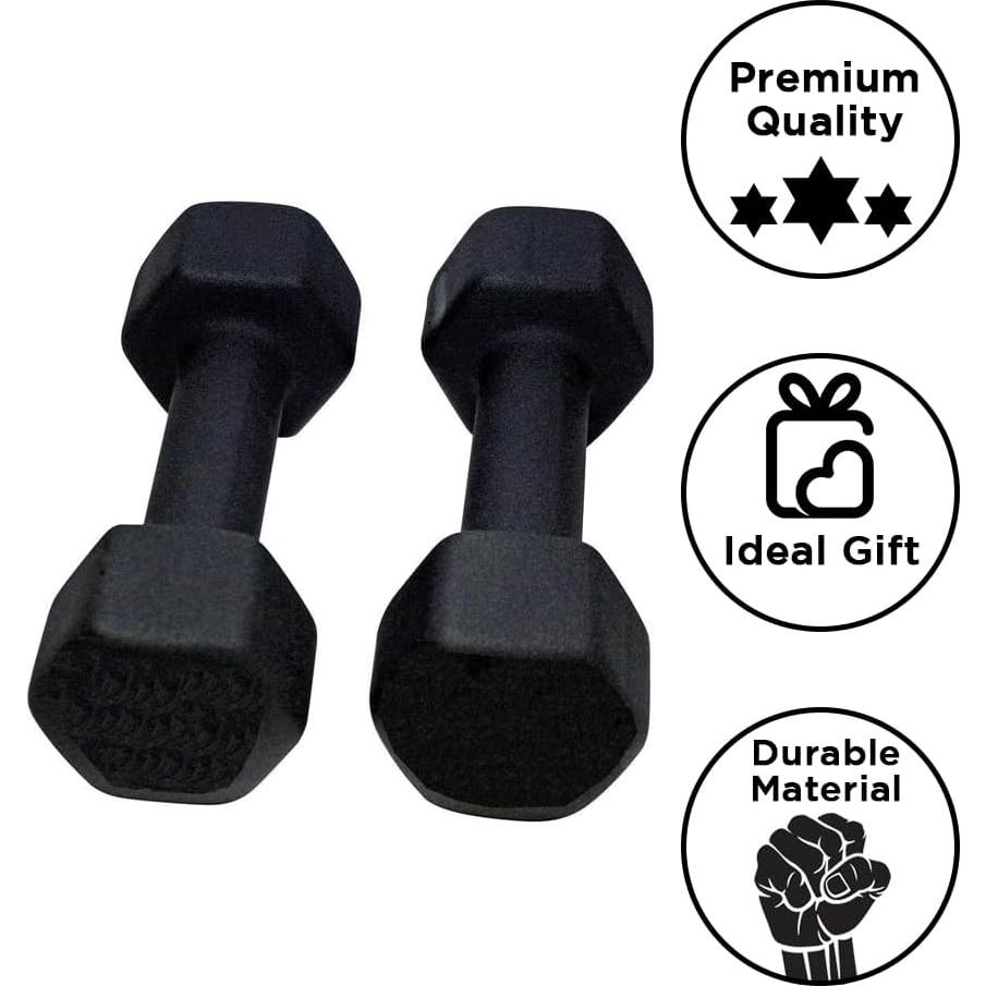 Mancuernas de Neopreno Amber Fight Gear 5.44kg Antideslizantes