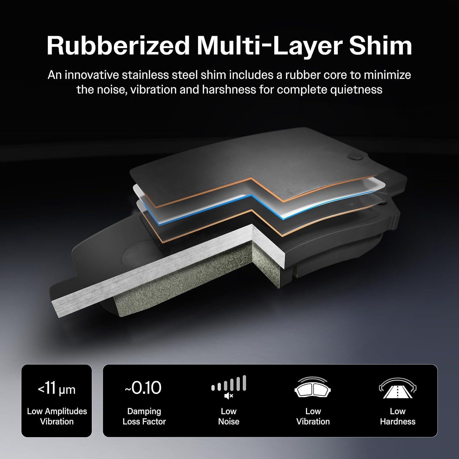 Pastillas de Freno Cerámicas Delanteras CMX-D242 para Toyota y Chevrolet