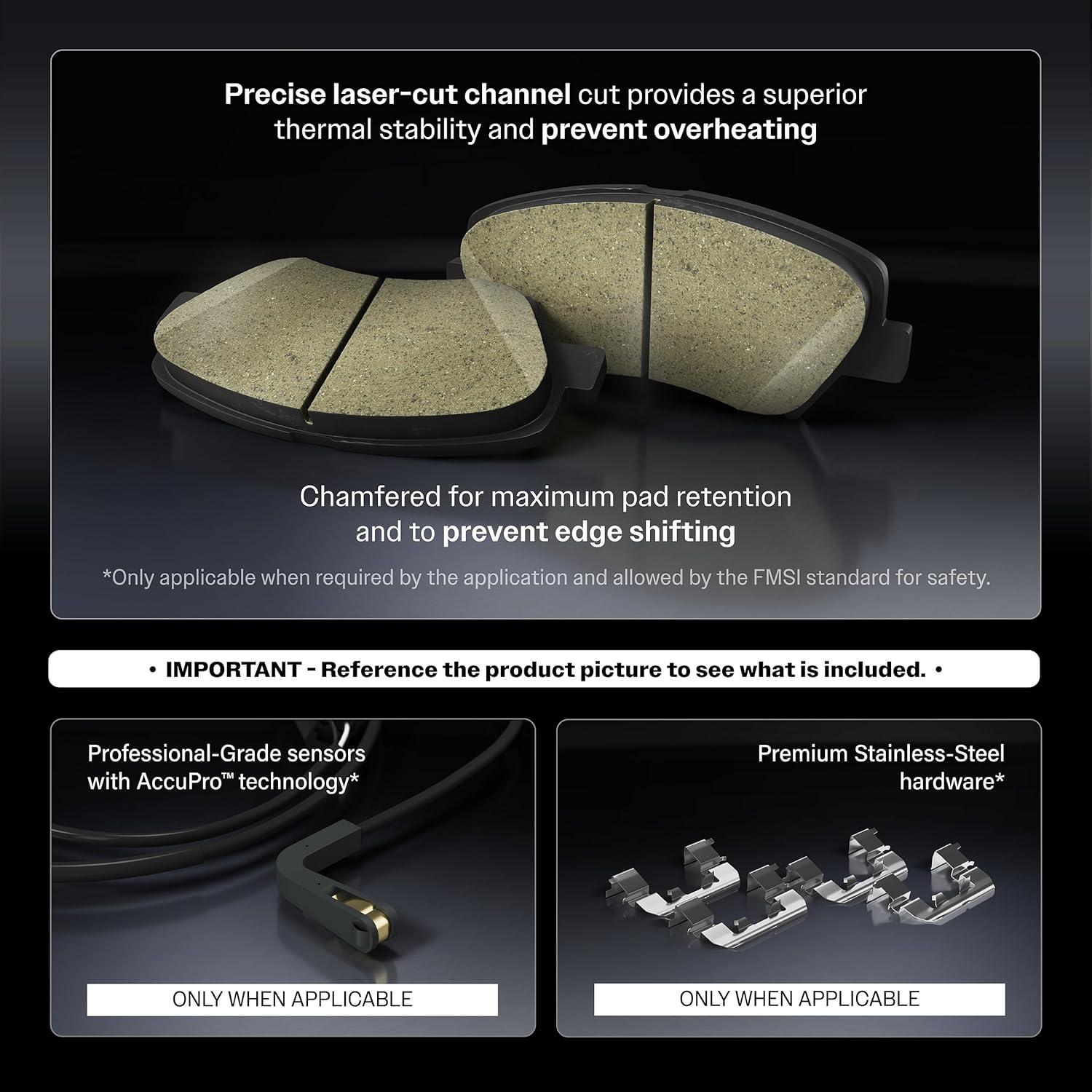 Pastillas de Freno Cerámicas Delanteras CMX-D242 para Toyota y Chevrolet