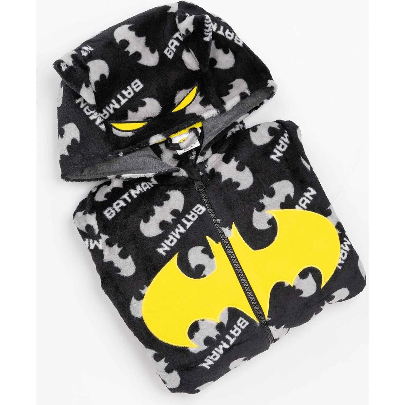 Pijama Todo En Uno DC Comics Batman Niños 3-4T Gris