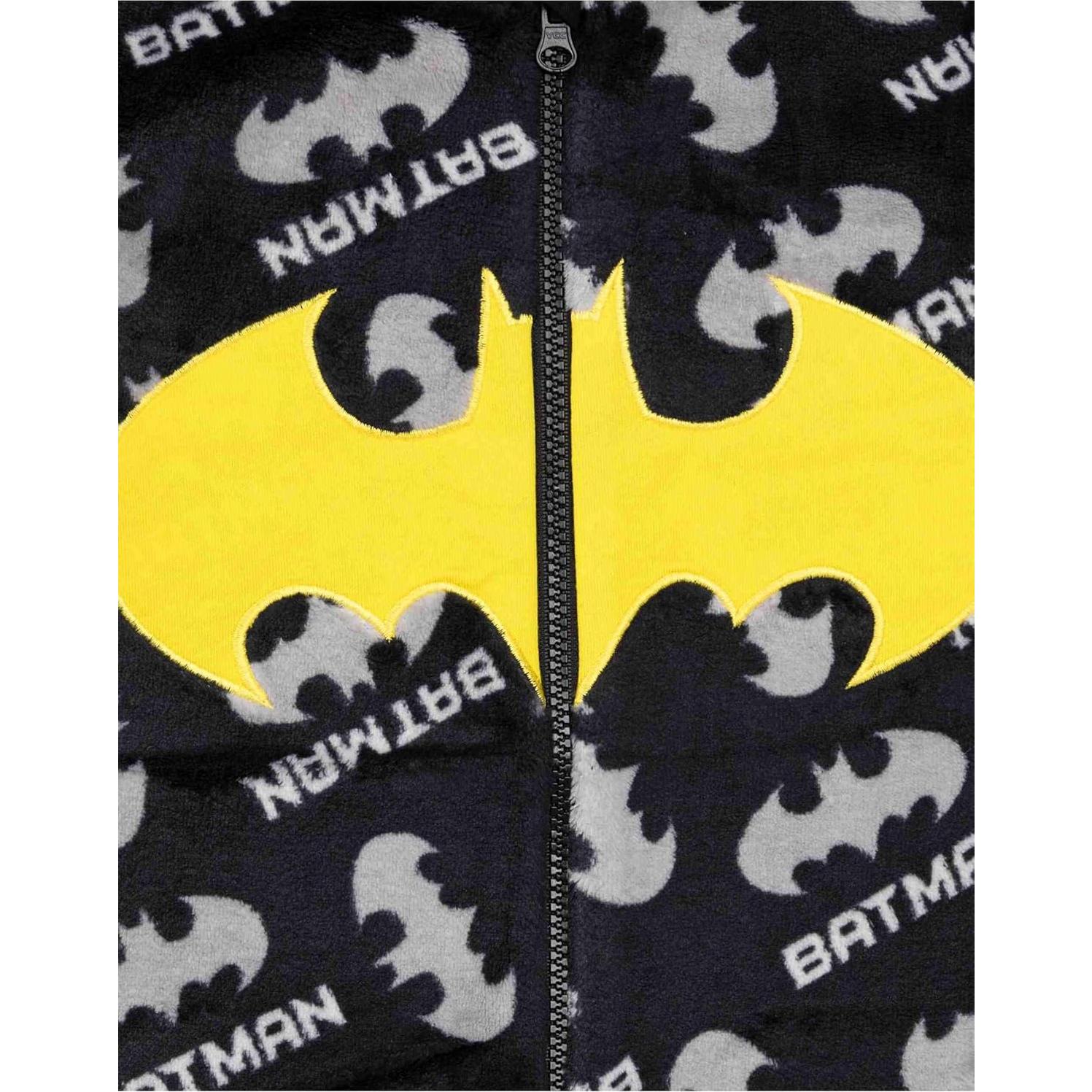 Pijama Todo En Uno DC Comics Batman Niños 3-4T Gris