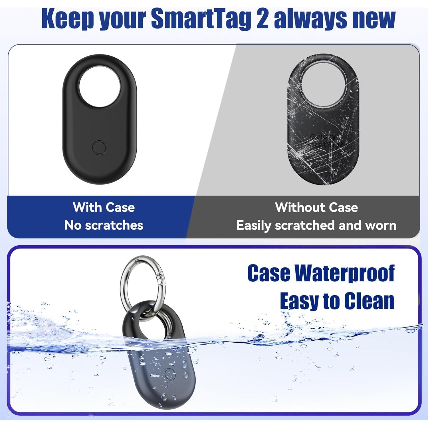 Funda de Silicona Spomox para Samsung Smart Tag 2 - 4 Colores