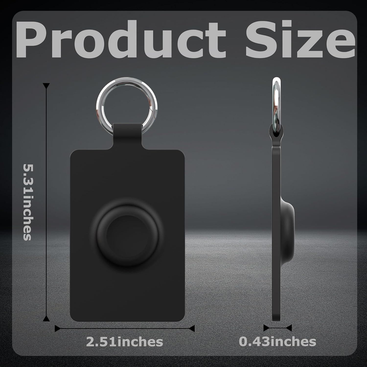 Soporte para Tarjeta Clave Tesla Gksuu + Funda AirTag 2 Unidades