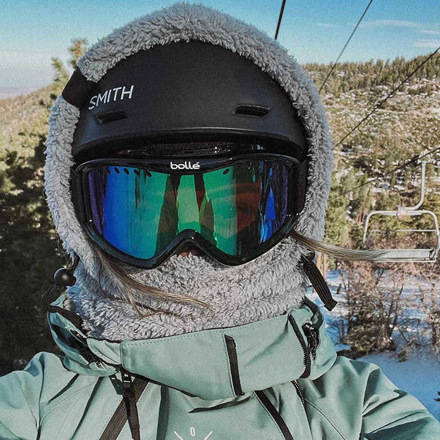 Balaclava Senllen Talla Única Gris para Climas Fríos