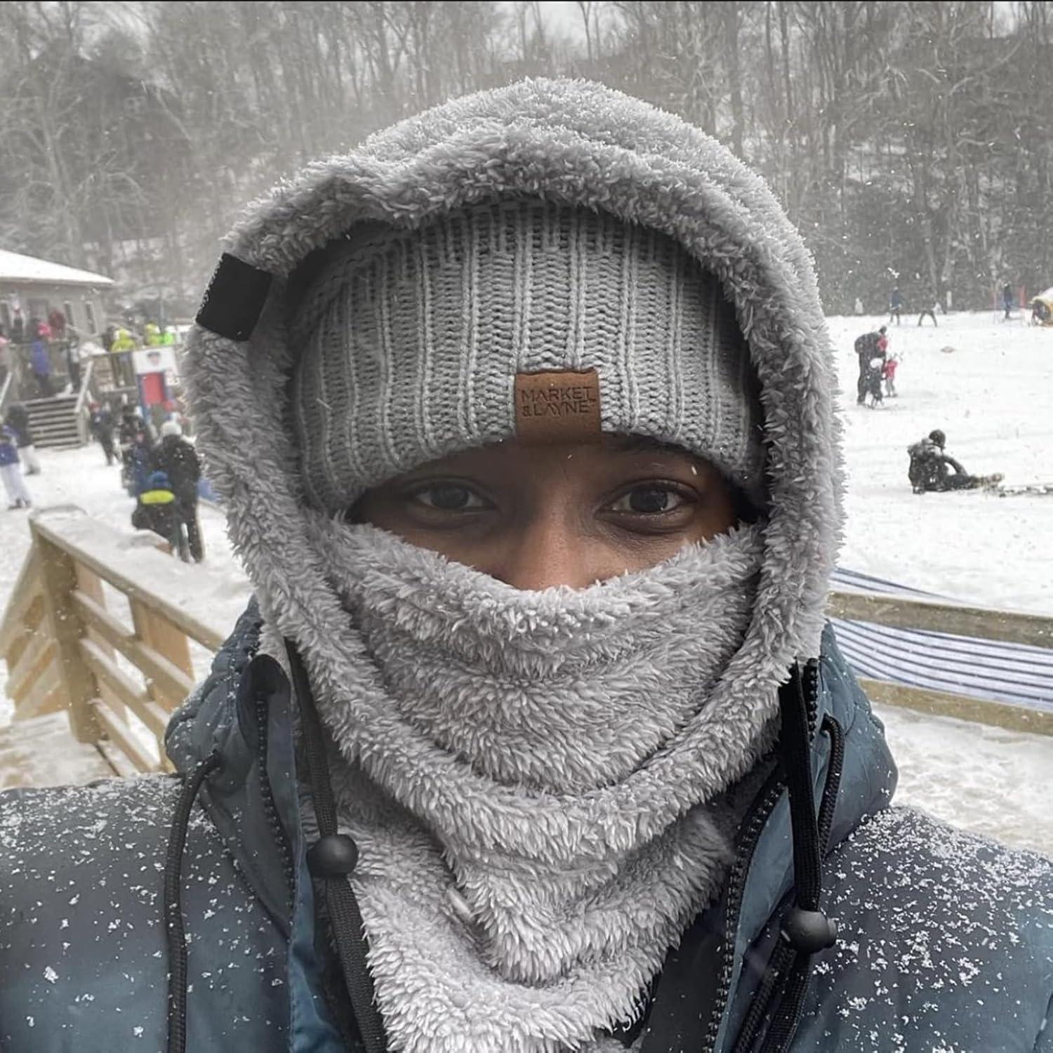 Balaclava Senllen Talla Única Gris para Climas Fríos