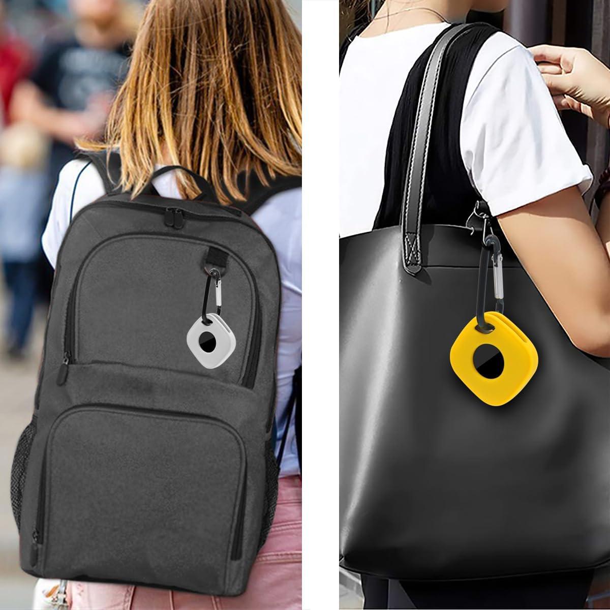 Funda de Silicona para Tile Mate 2024 con Mosquetón - Negro