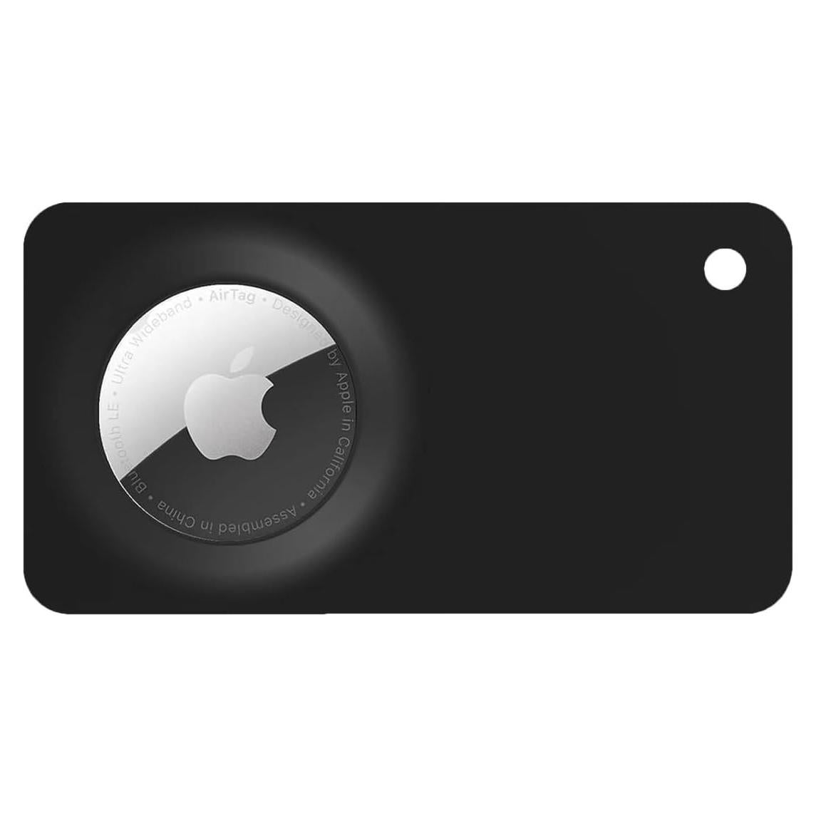 Airtag Wallet Holder, Ultra Thin Airtag Wallet Card Case for Apple Air tag, Slim Wallet Airtag Holder for Purse, Handbags, Backpack Wallet, Clutch Bag(Black)