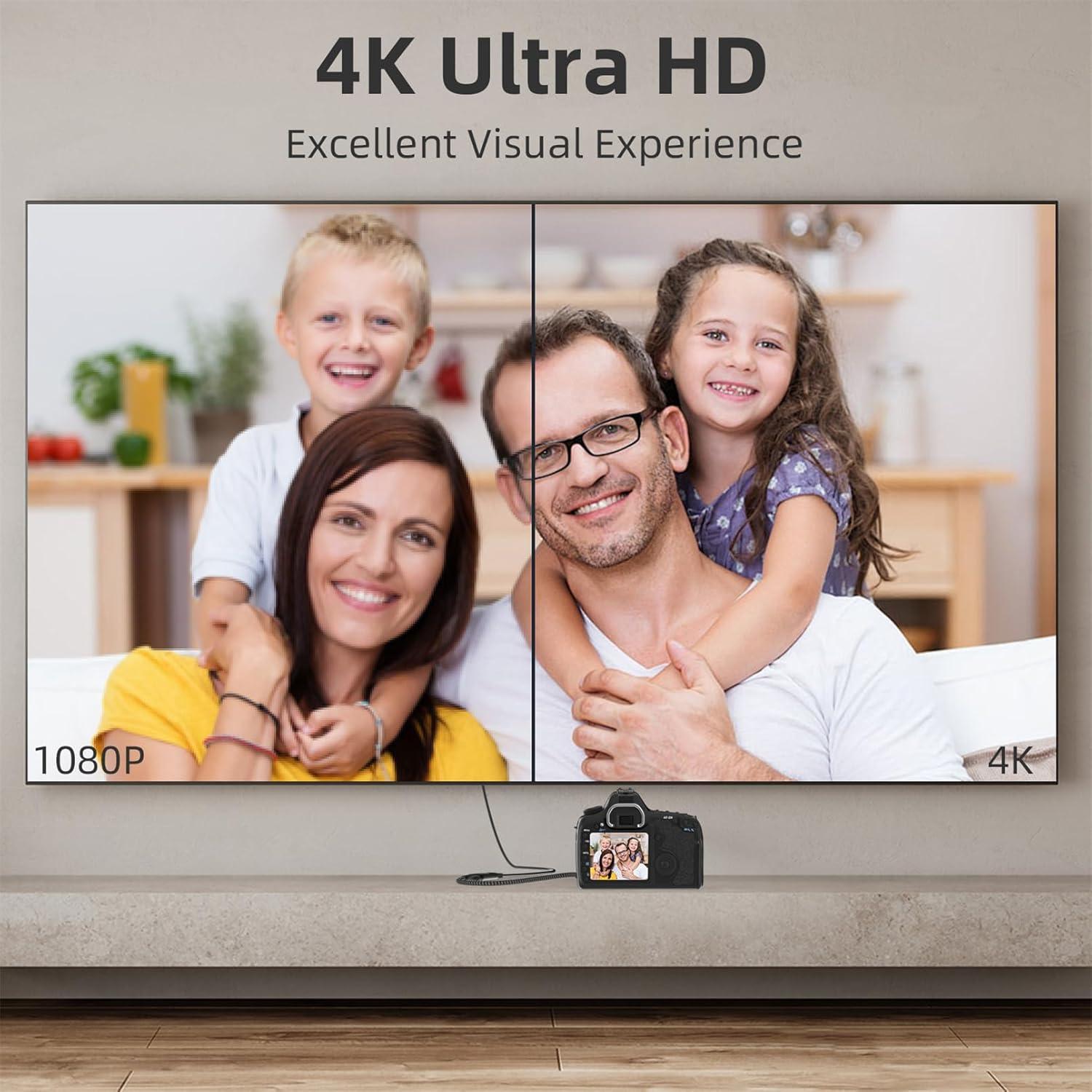 Adaptador Micro HDMI a HDMI 4K 60Hz - Noblefull