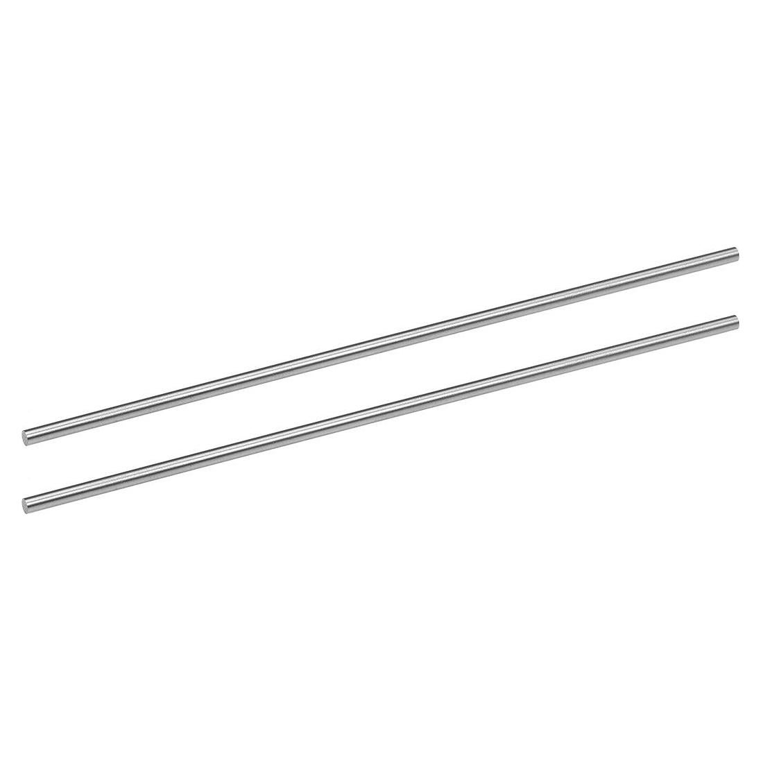 Barra de Acero Redonda HSS 3mm x 150mm uxcell - 2 Piezas